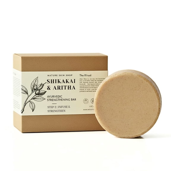 Nature Skin Shop Gentle Sulfate-Free Cleansing Adult Daily Shampoo with Shikakai and Aritha, Mint, Rosemary, 4 oz, 1 Piece