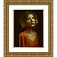 thumbnail image 1 of Shiki, Shizuo 15x18 Gold Ornate Wood Framed with Double Matting Museum Art Print Titled - Sadaf, 1 of 4