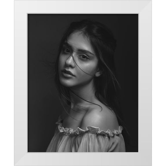Shiki, Shizuo 15x18 White Modern Wood Framed Museum Art Print Titled - Bawan