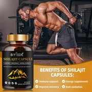 Shilajit | 100% pure Extract | 60 caps 600mg ORIGINAL HIMALAYAN 1-5 BOX