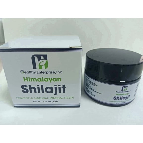 Healthy Enterprise, Inc. Shilajit Resin with Ashwagandha, Turmeric and Tribulus Supplement Ayurvedic Fulvic Acid for Energy and Focus 1 Pack 1.05 fl oz