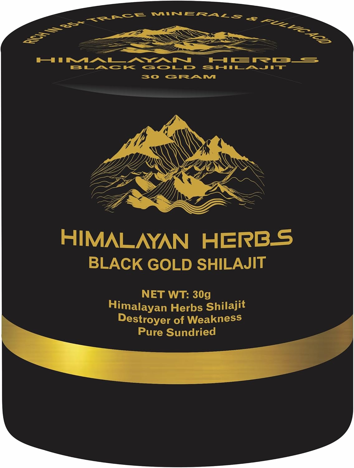 Shilajit Resin, Shilajit Pure Organic 30G Sundried Grade 100 Pure