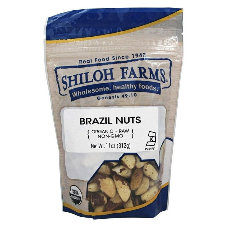 Shiloh Farms Brazil Nuts 11 oz, High in Selenium, Protein, Magnesium,  Phosphorus, Manganese, Zinc, Heart-Healthy Omega-3 - Walmart.com