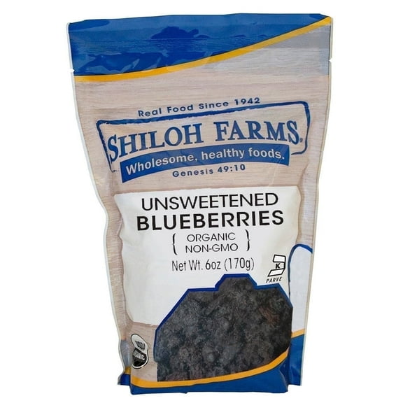 Shiloh Farms Organic Blueberries Unsweetened - 6 oz Pack of 4