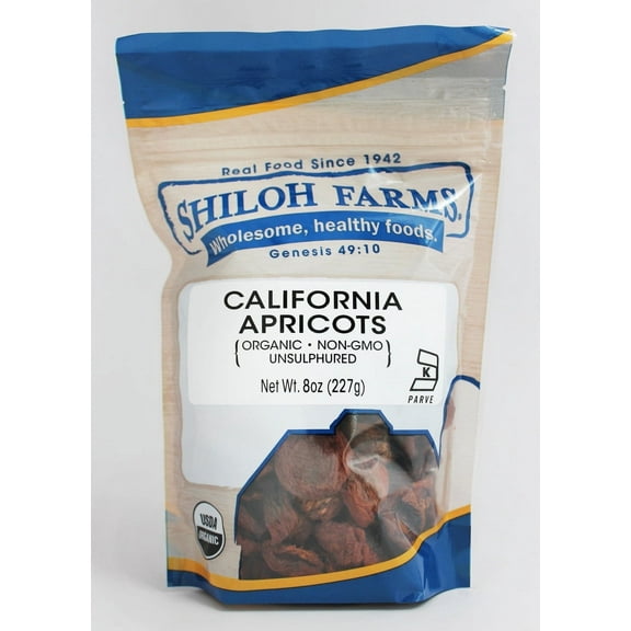 Shiloh Farms Organic California Apricots - 8 oz Pack of 2