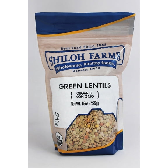 Shiloh Farms Organic Green Lentils - 15 oz