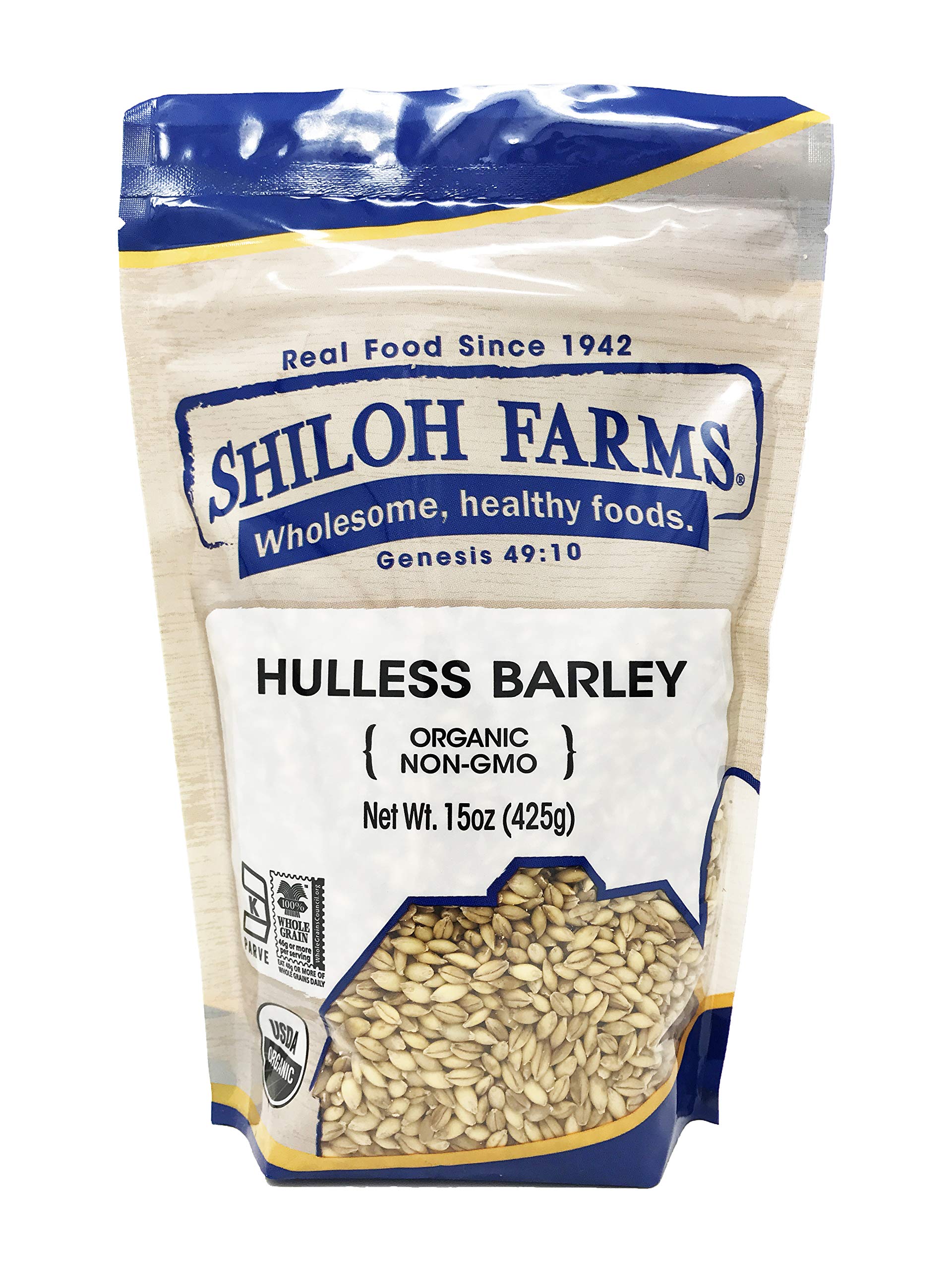 Shiloh Farms Organic Hulless Barley 15 oz.