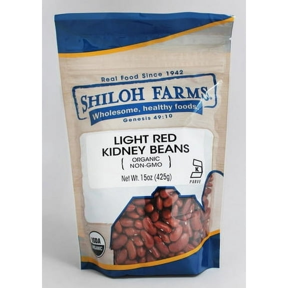 Shiloh Farms Organic Kidney Beans Light Red - 15 oz