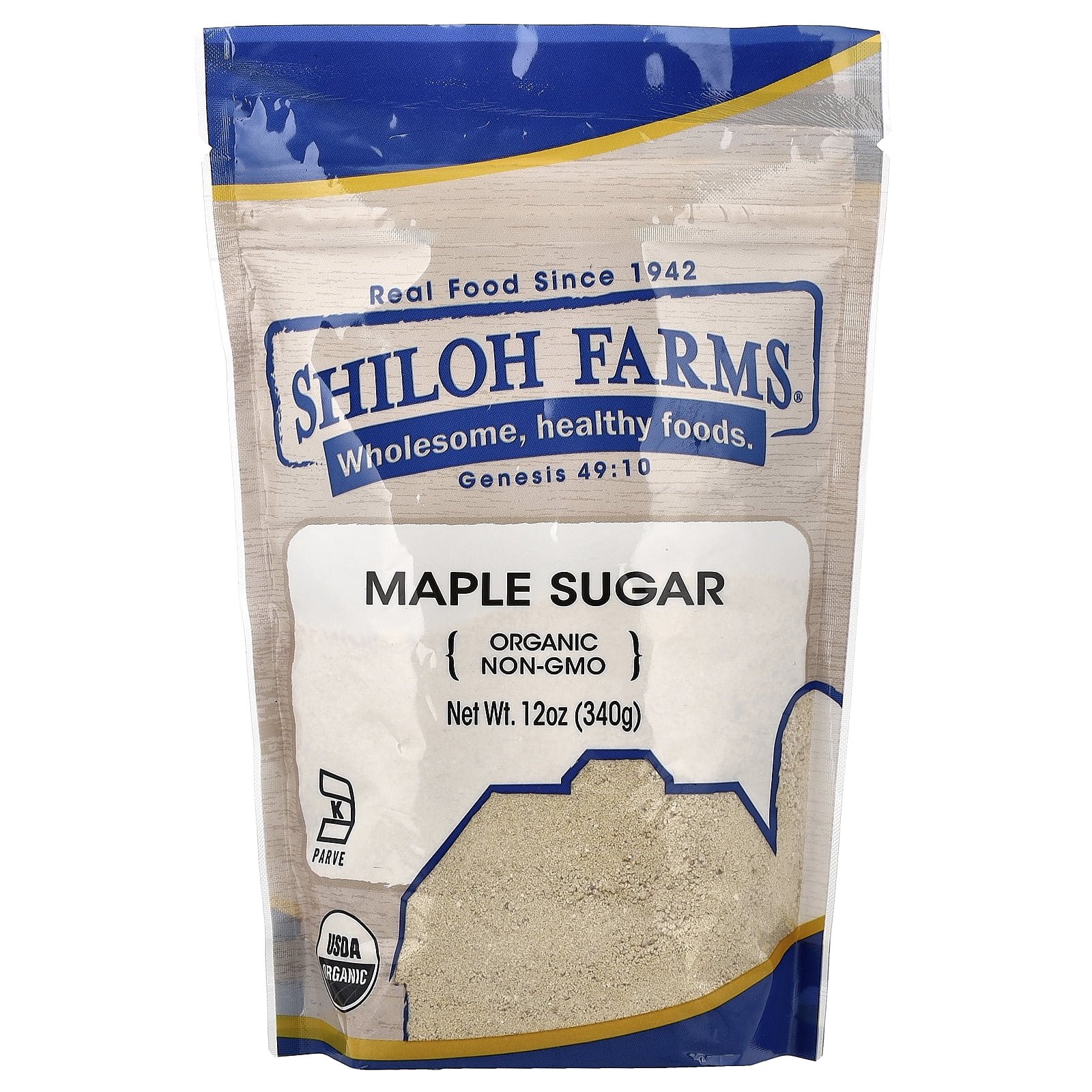 Shiloh Farms Organic Maple Sugar, 12 oz (340 g)