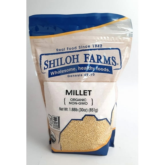 Shiloh Farms Organic Millet Grain -- 30 oz Pack of 2