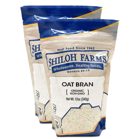 Shiloh Farms - Organic Oat Bran 12 oz. Bag - 2 Pack