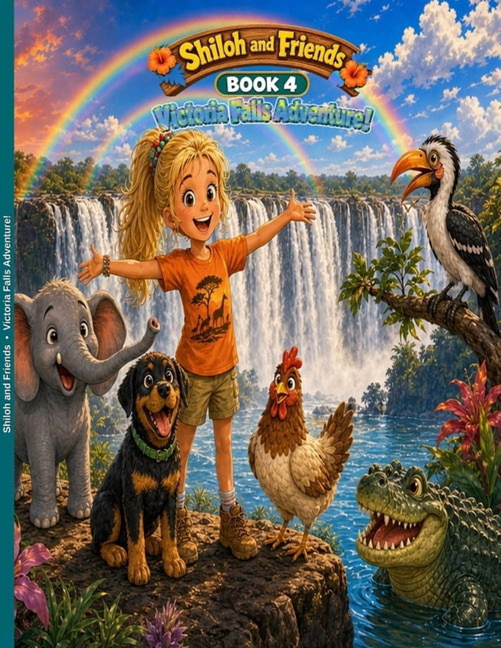Shiloh and Friends African Adventures Shiloh and Friends: Victoria Falls Adventure!: A beautifully illustrated children's story about kindness, bravery, and s, (Paperback)