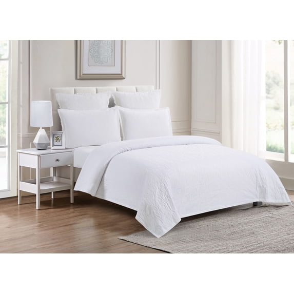 Shiloh Pebble Queen Coverlet Set