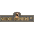 thumbnail image 1 of Shiloh Shepherd Street Sign | Indoor/Outdoor | Dog Lover Funny Home Décor for Garages, Living Rooms, Bedroom, Offices | SignMission personalized gift | 36" Wide, 1 of 5