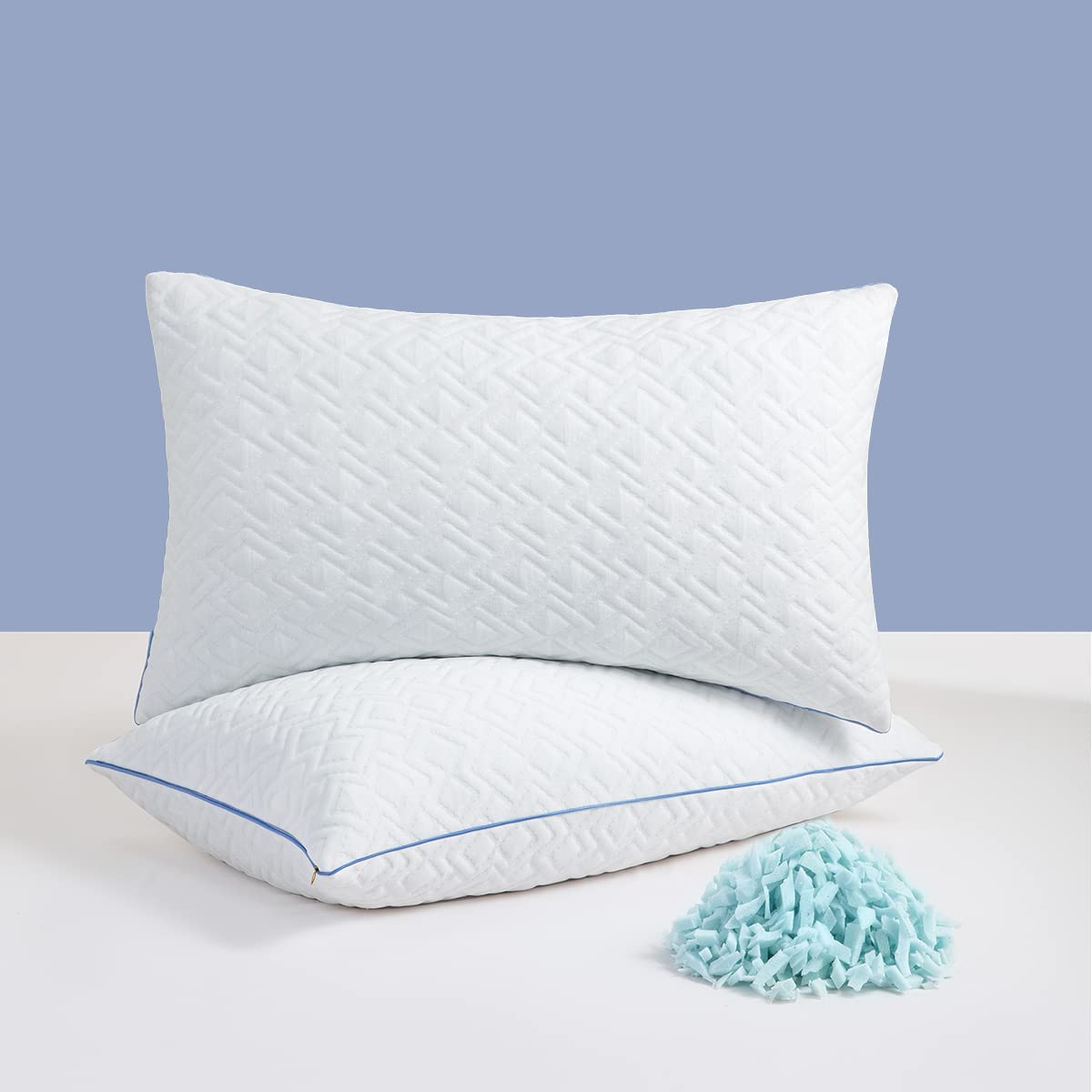 Beautyrest 15" x 32" Boomerang Pillow with Removable Cover, 1 Each