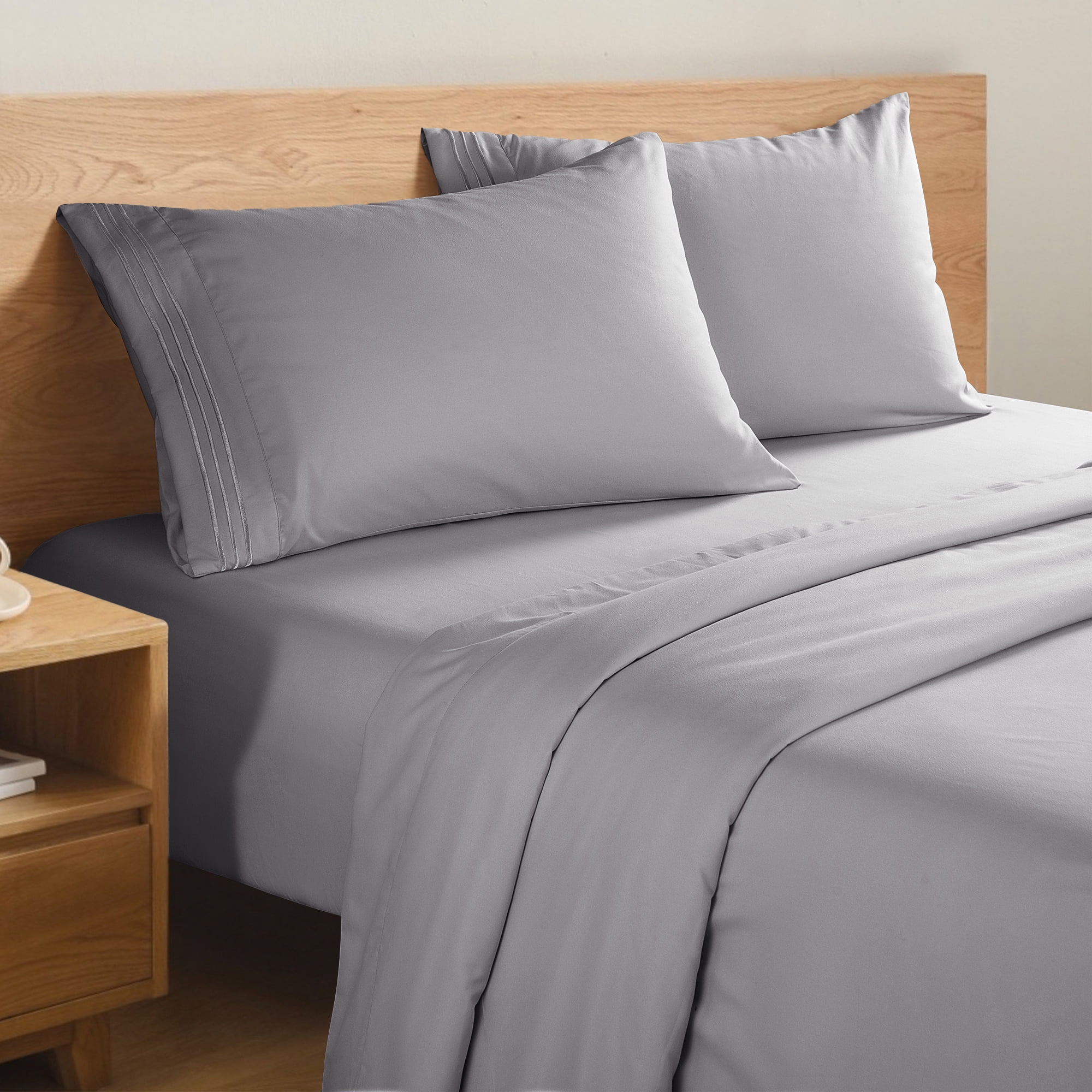 Shilucheng Cooling 3 Piece Luxury Bed Sheets Set, 1800 Series