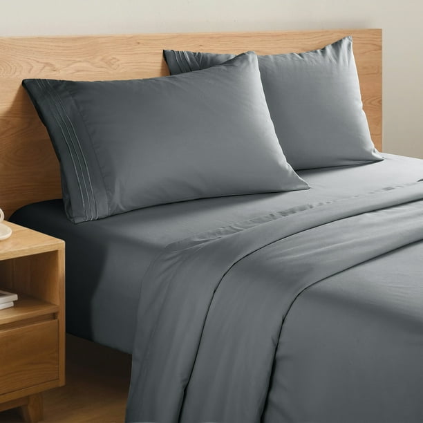 Shilucheng Cooling 3 Piece Luxury Bed Sheets Set, 1800 Series