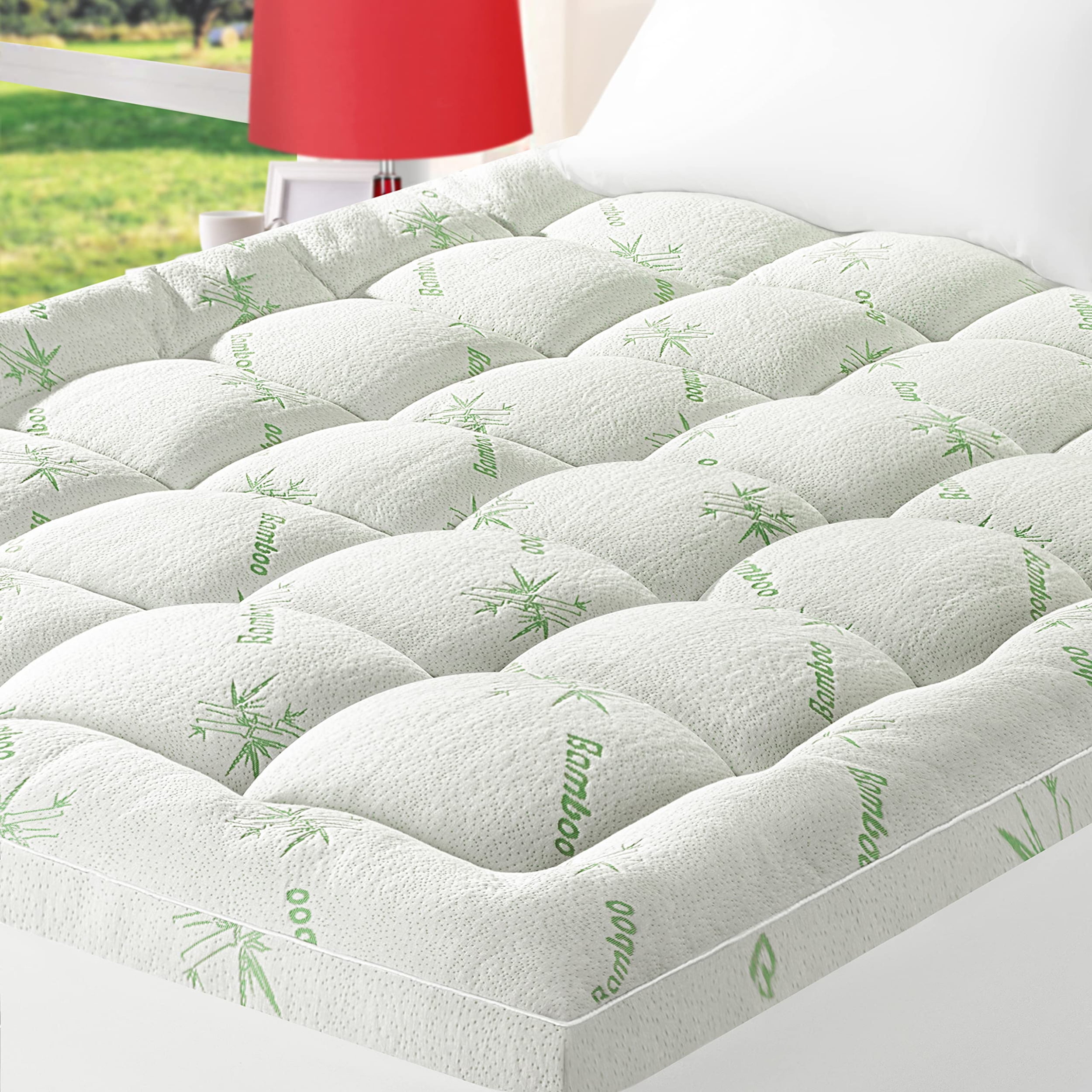 Bamboo Mattress Pad, Cooling Mattress Pad