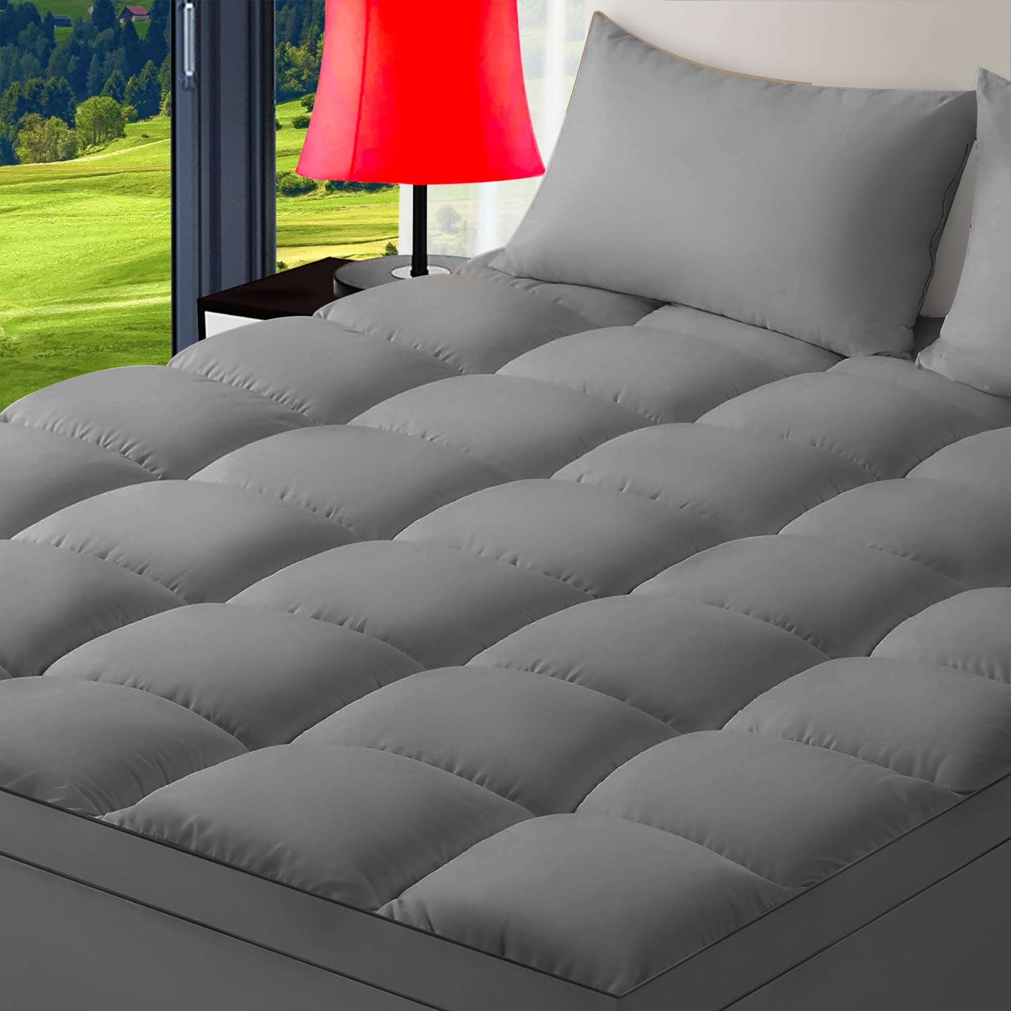 Shilucheng Full Mattress Topper, Extra Thick Cooling Mattress Pad Cover