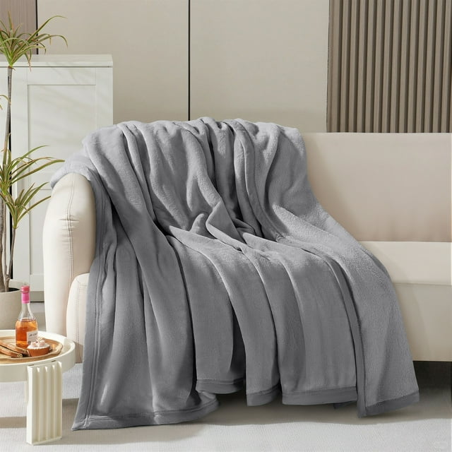 Shilucheng King Size Fleece Blankets, All Season Luxury Lightweight