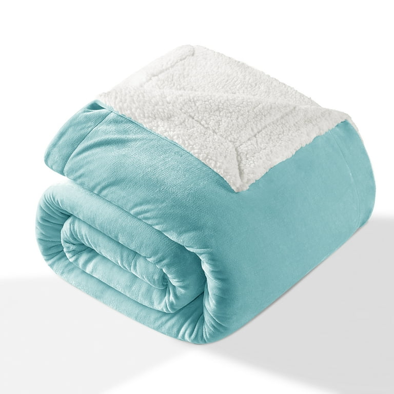 Shilucheng Soft Sherpa Fleece Blanket, Thick Warm Velvet Throw