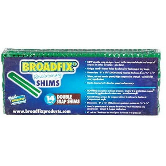 Shim Dbl Snap Plstc 14pk