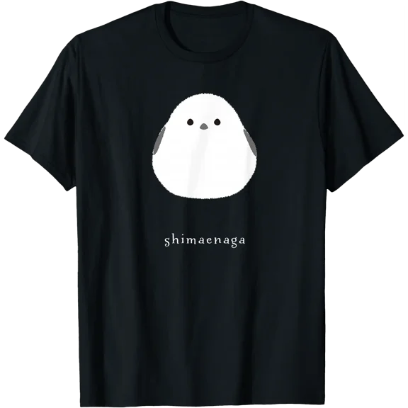 Shimaenaga Long Tailed Tit Snow Fairy Japan Kawaii Bird T-Shirt