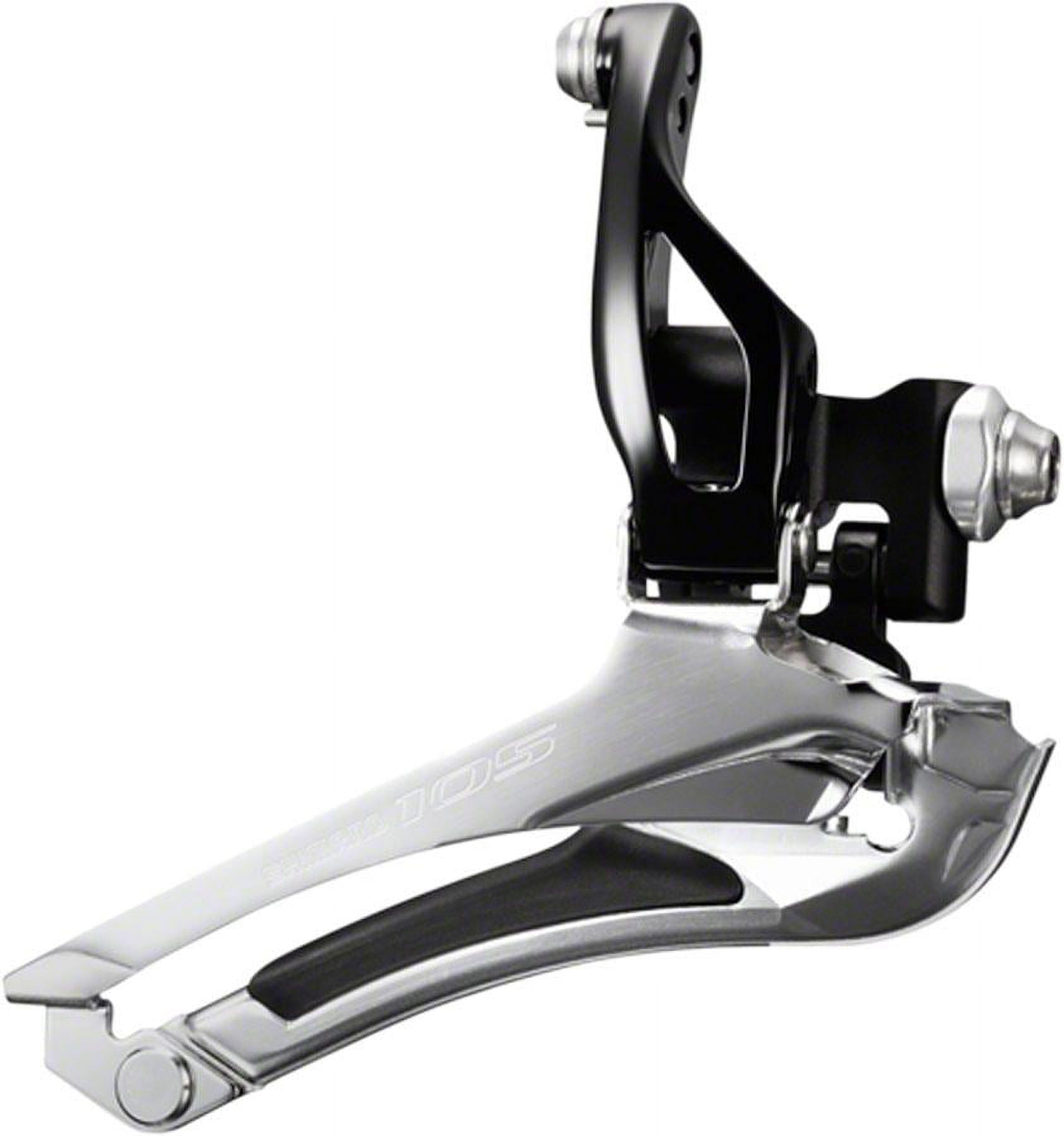 Shimano 105 5800 11-Speed Double Braze-On Front Derailleur, Black