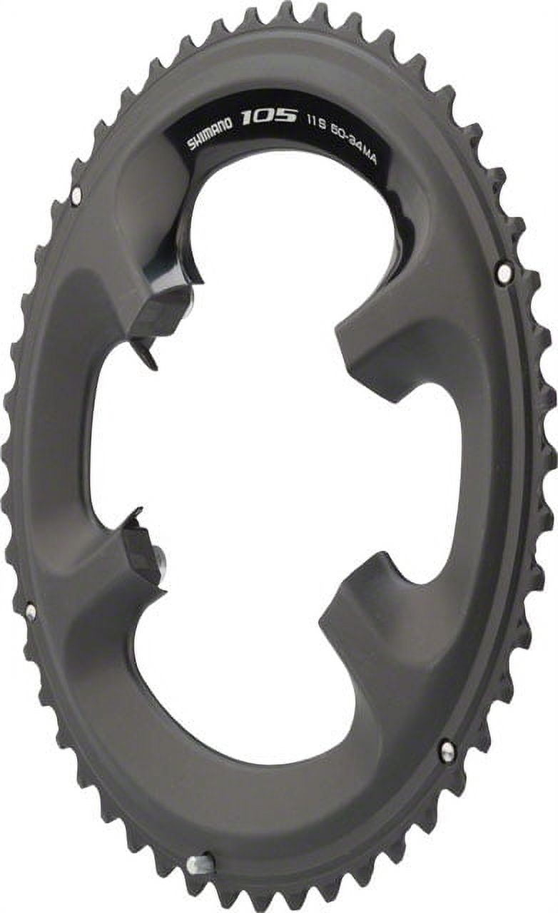 Shimano 105 5800 11-Speed Chainring - Black Tooth Count: 50 Chainring ...
