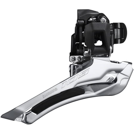 Shimano 105 FD-R7100-BL Front Derailleur - 12-Speed, Double, 34.9mm Band Clamp, Down-Swing, Down-Pull, 52t Max