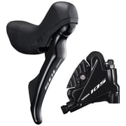 Shimano 105 ST-R7020 Right Standard Reach 11-Speed Hydraulic Brake/Shift Lever with BR-R7070 Rear Flat Mount Caliper