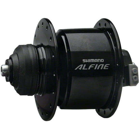 Shimano Alfine DH-S501 Dynamo Front Hub - QR x 100mm, Center-Lock, Black, 32h