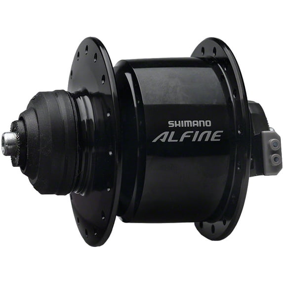 Shimano Alfine DH-S501 Dynamo Front Hub - QR x 100mm, Center-Lock, Black, 36h