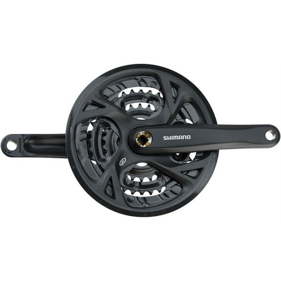 Shimano Altus FC-M371 Crankset 170mm 9-Speed 48/36/26t Riveted Black