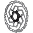 thumbnail image 1 of Shimano Altus SM-RT10-M Disc Brake Rotor - 180mm, Center Lock, For Resin Pads Only, Silver, 1 of 2
