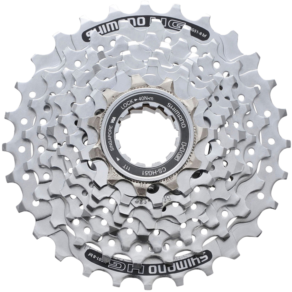 Shimano CASSETTE SPROCKET CS-HG50 8-S NI-PLATED 11-13-15-17-20-23-26-30T(AN) - image 1 of 3
