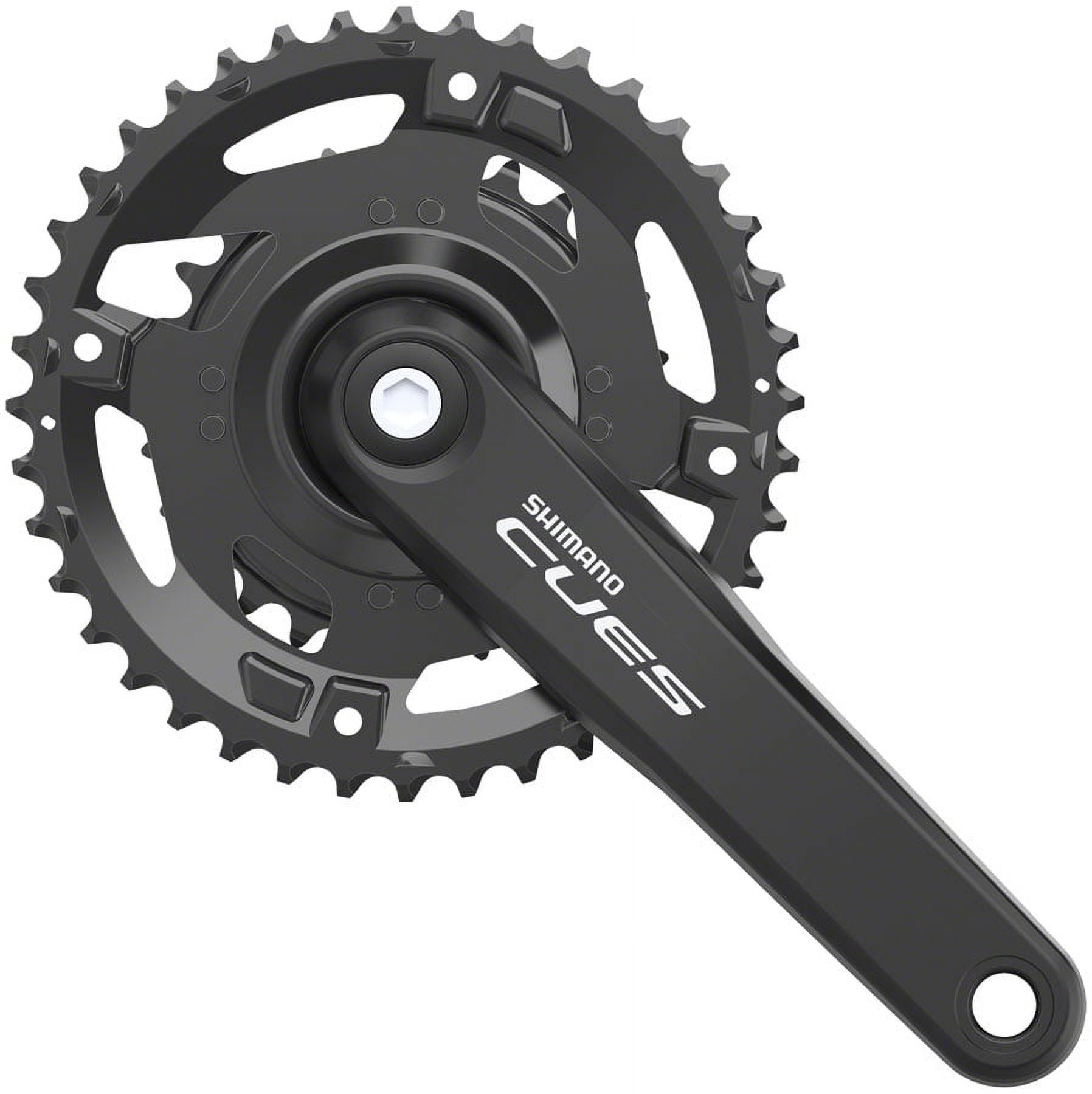 Guarnitura Shimano CUES FC-U4000-2 – 175mm, 40/26 Denti, 9/10/11 Velocità, Nera