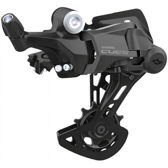 Shimano CUES RD-U4000-GS Rear Derailleur - 9-Speed, Shadow Design, Direct Attach, Medium Cage, Black