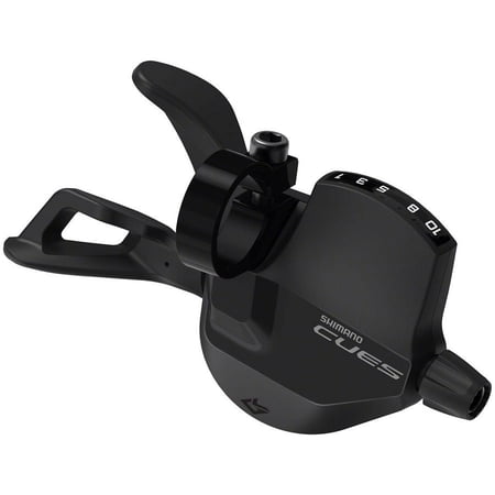Shimano CUES SL-U6000-10R Shifter - Right, 10-Speed, Rapidfire Plus, Optical Gear Display, Black