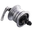 thumbnail image 1 of Shimano Deore LX DH-3N72 Dynamo Front Hub - QR x 100mm, Rim Brake, Silver, 36h, 1 of 2