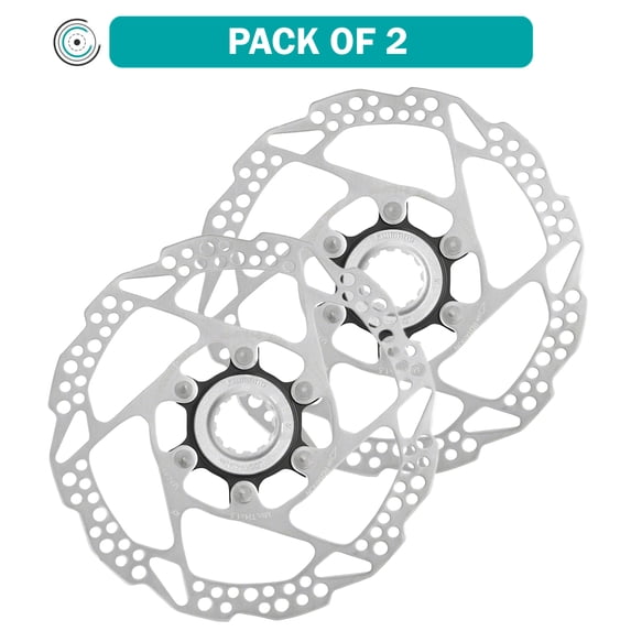 Shimano Deore SM-RT54-S Disc Brake Rotor - 160mm Center Lock For Resin Pads Only External Lockring Silver