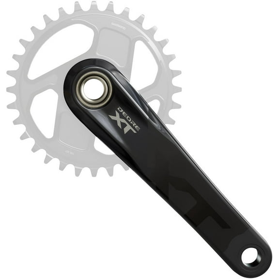 Shimano Deore XT FC-M8200 Crankset - 170mm, 1x, Direct Mount, Hollowtech II Hollow-Forged Crankarms, Black