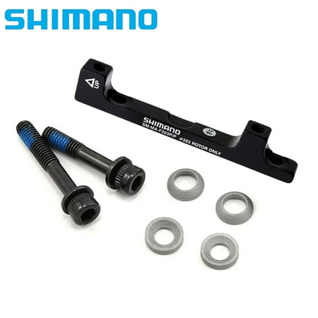 Shimano Disc Brake Rotor Caliper Mount Post Adapter Front/Rear 203mm