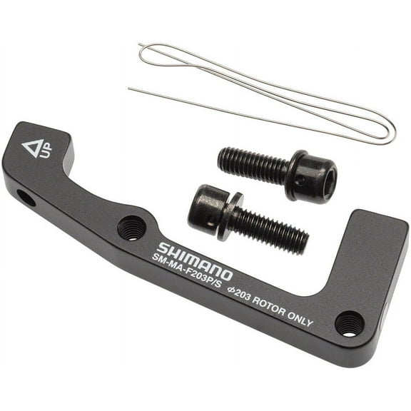 Shimano F203P/S Disc Brake Adaptor for 203mm Rotor, 74mm Caliper, 51mm Fork