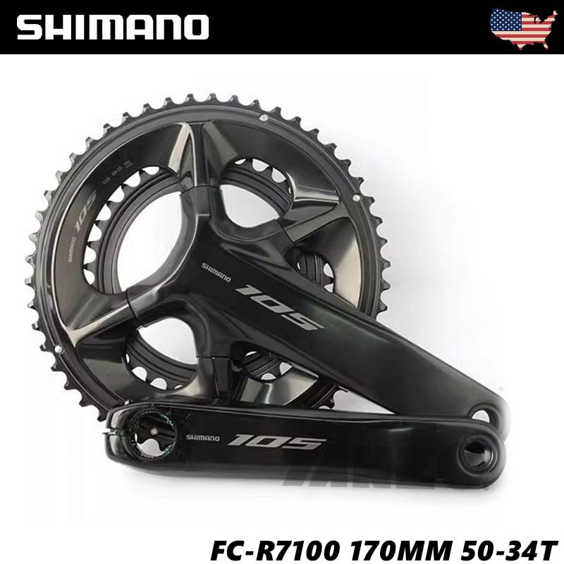 Shimano FC-R7100 105 2*12 Speed Crankset 50-34T 170mm Length
