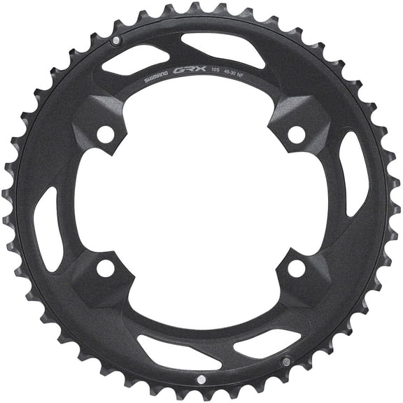 Shimano FC-RX600-10 Chainring - 46t, 110 BCD, For 2x10, Black