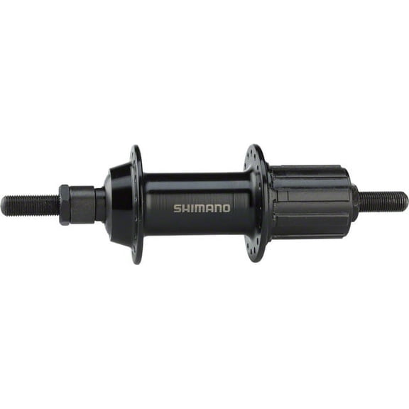Shimano FH-TX500 Rear Hub - Threaded x 135mm, Rim Brake, HG10, Black, 32H