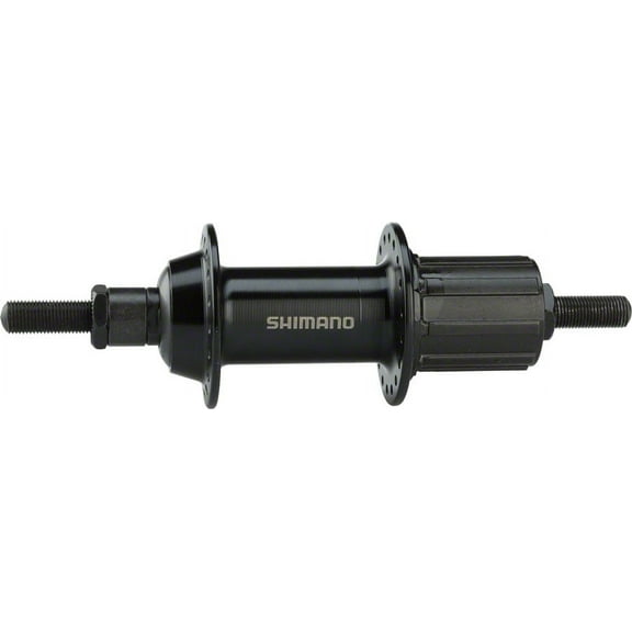 Shimano FH-TX500 Rear Hub - Threaded x 135mm, Rim Brake, HG10, Black, 36H