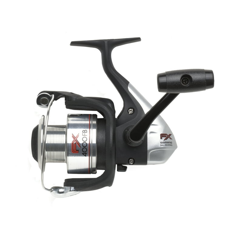 Shimano FX Spinning Reel 4000 Reel Size, 4.6:1 Gear Ratio, 28 Reteieve  Rate, Ambidextrous, Boxed