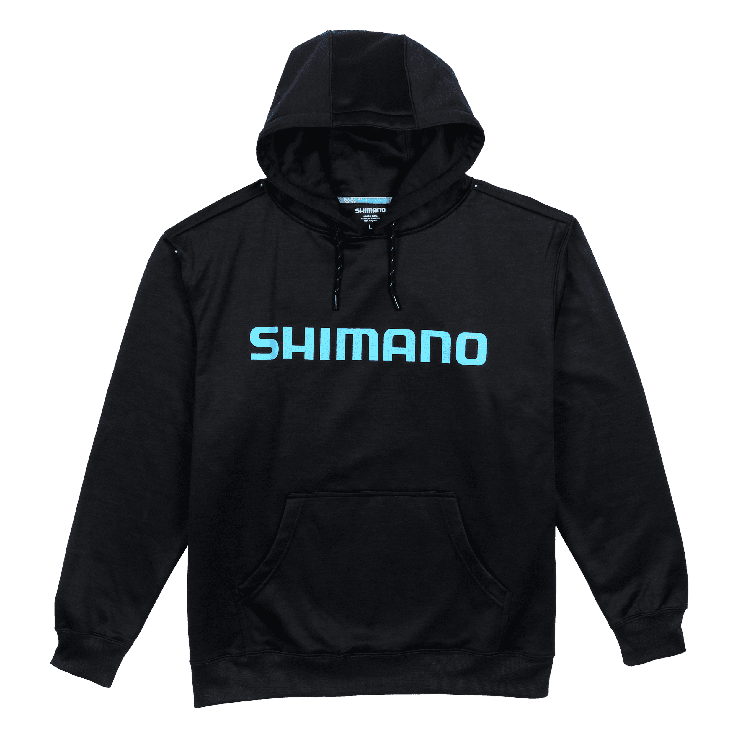 SHIMANO Big Logo Pullover Hoodie – Black Shimano Fishing Hoodie - Moisture-Wicking Fleece - Walmart.com